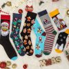Χριστουγεννιάτικο Σετ Κάλτσες “Merry X-mas”